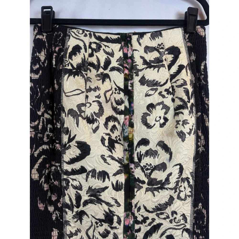 Beguile Byron Lars Anthropology Paillette Pencil Skirt Size 2 - Picture 6 of 7